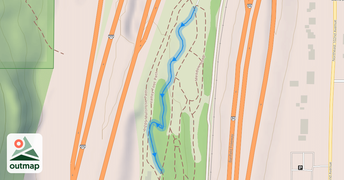 Map of Ted's Traverse