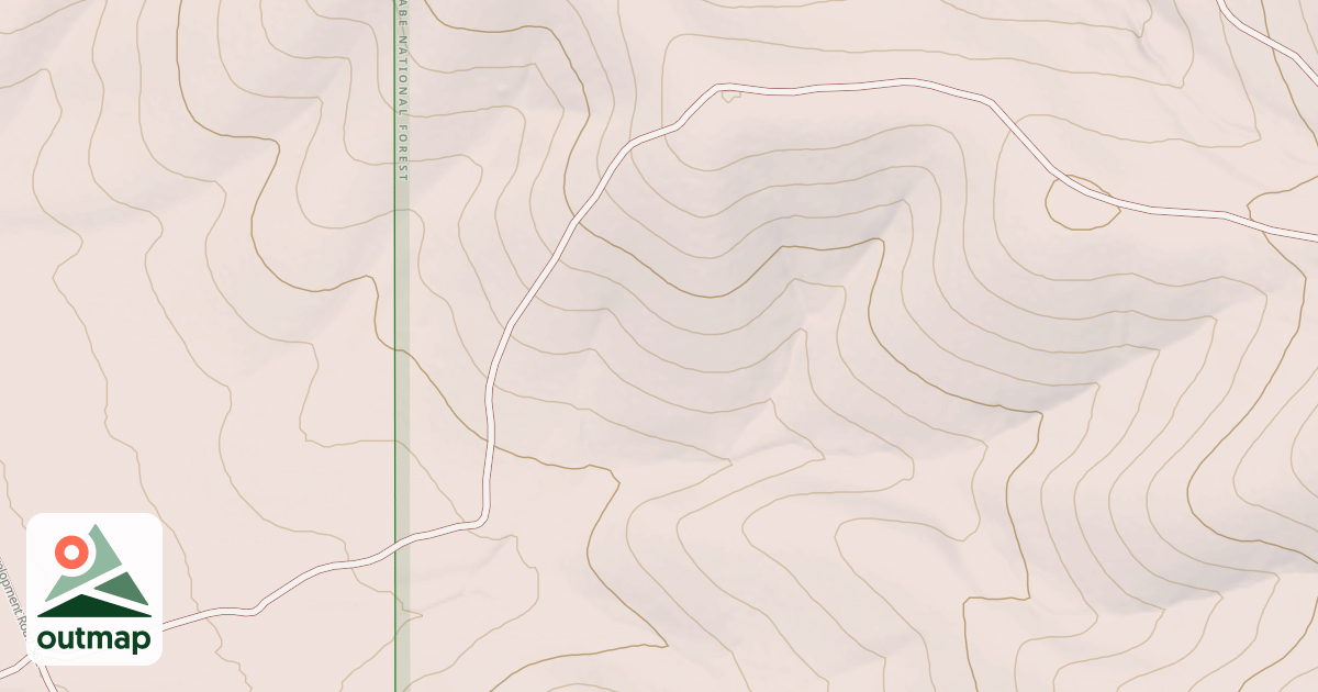 Map of BELMONT SPUR