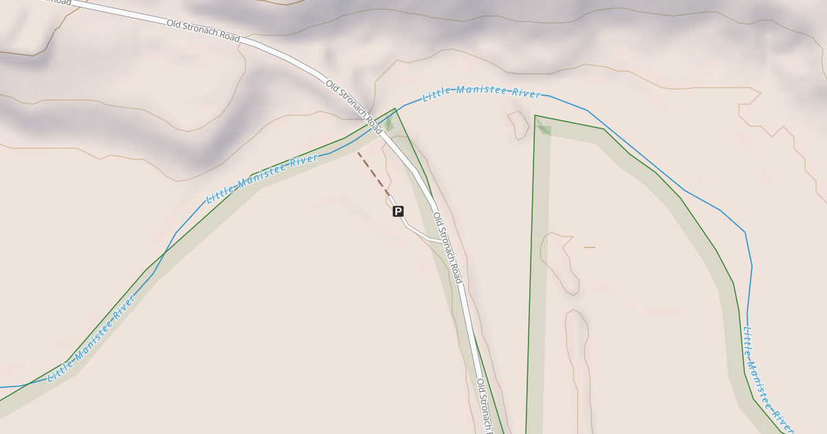Map preview of OLD STRONACH ANGLER ACCESS