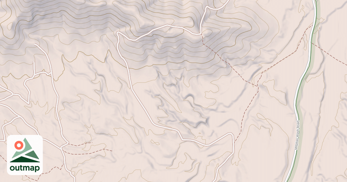 Map of BLM National GTLF Public Motorized Roads 134959c8-e8f5-4e32-a46f-74b7afadfd0f
