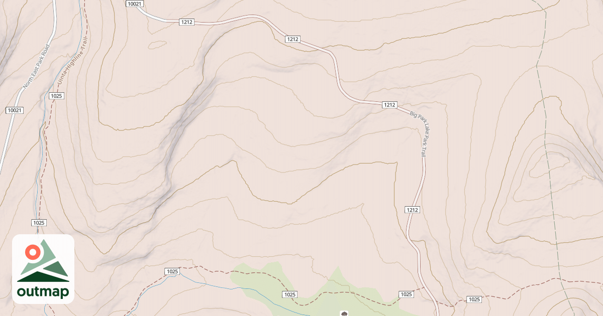 Map of BIG PARK LAKE PARK