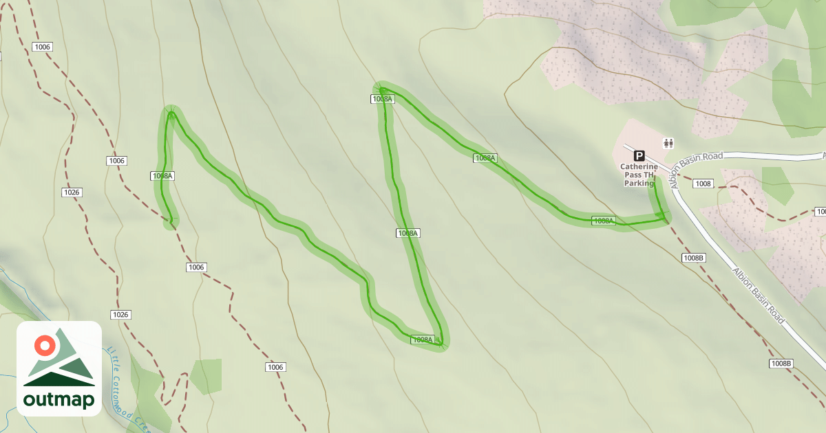 Map of Albion Meadow Trail