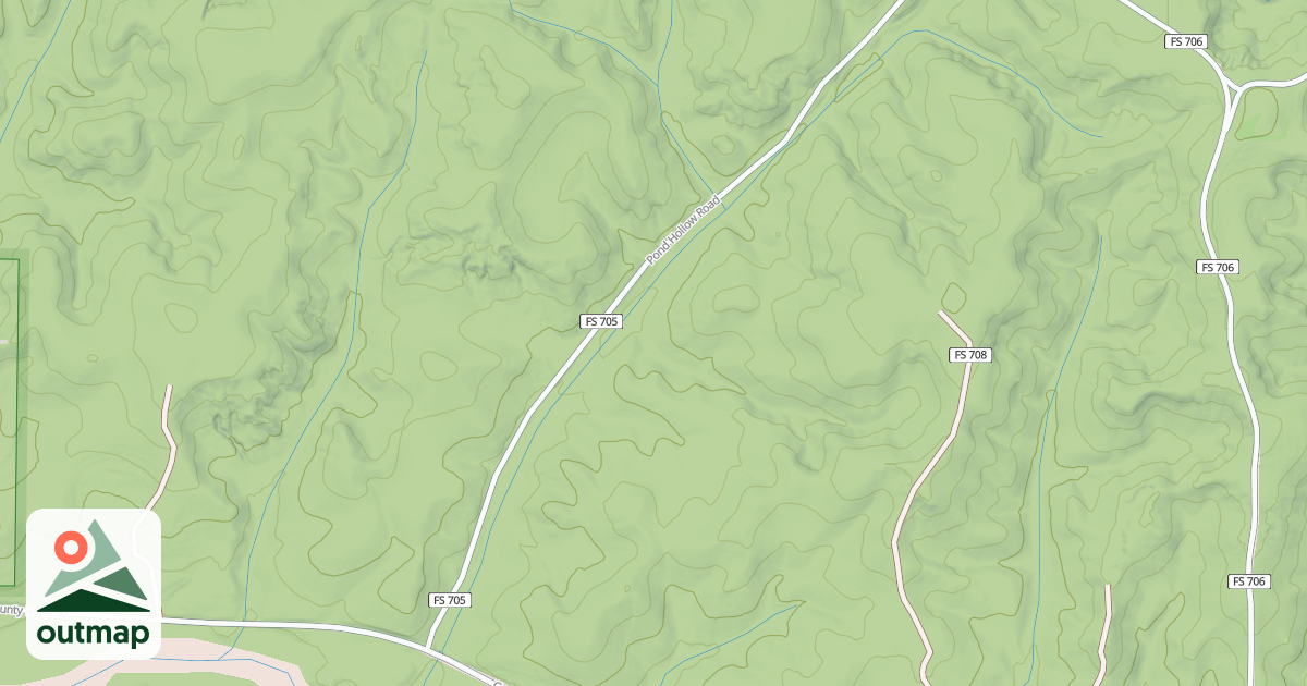 Map of POND HOLLOW (G)