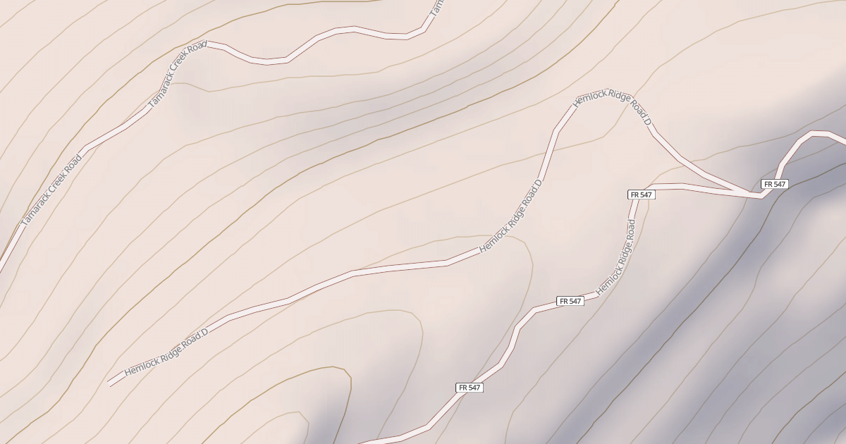 Map preview of HEMLOCK RIDGE D
