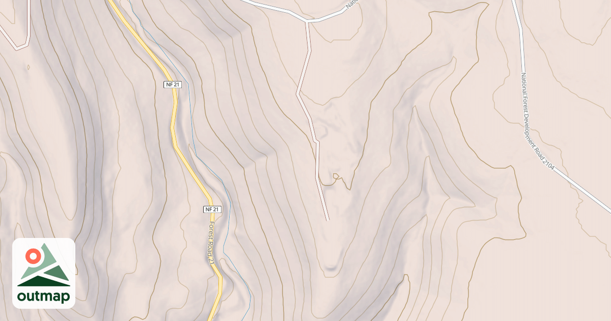 Map of USFS National Forest System Roads {D71C5C84-A8E7-4C48-BF40-B4D1D2DF1B43}
