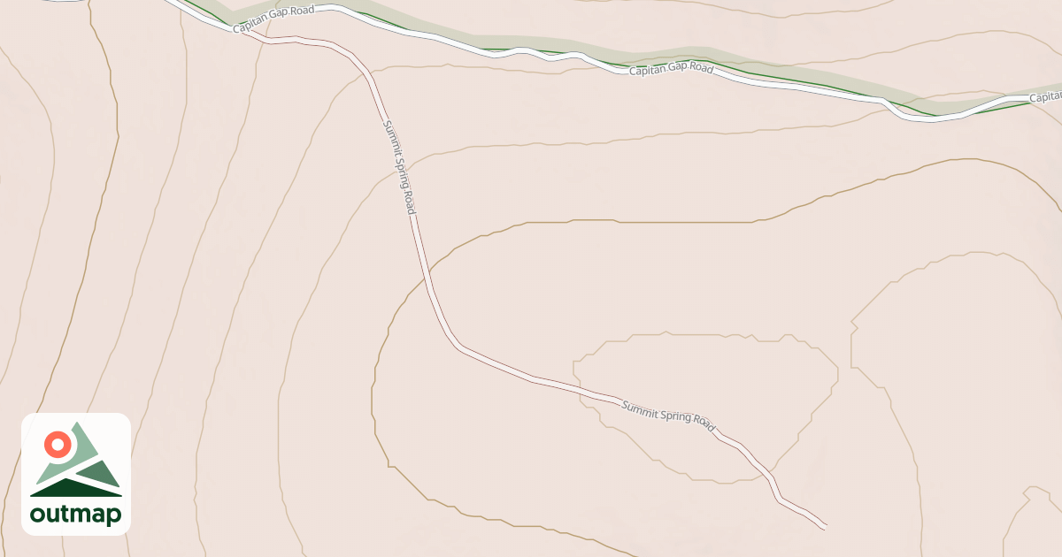 Map of SUMMIT SPRING ROAD