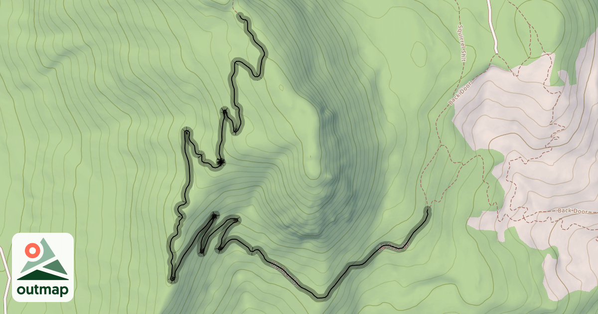 Map of Big Bear Up