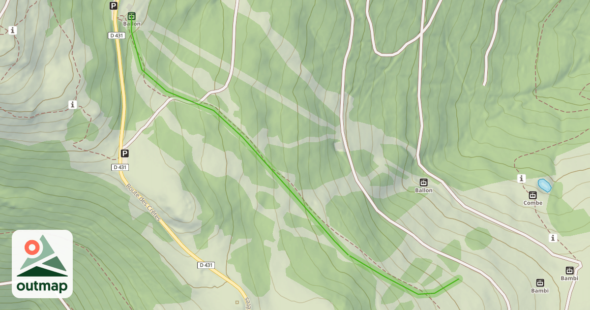 Map of La Bleue