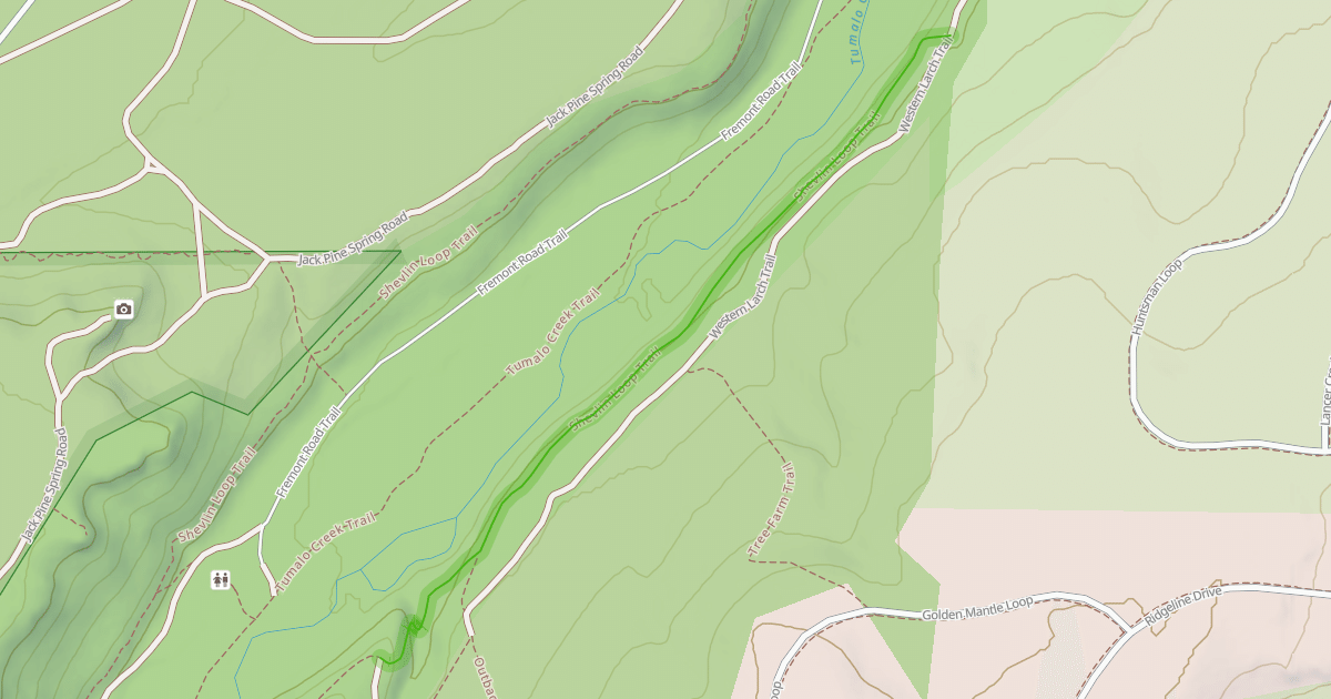 Map preview of Shevlin Loop Trail