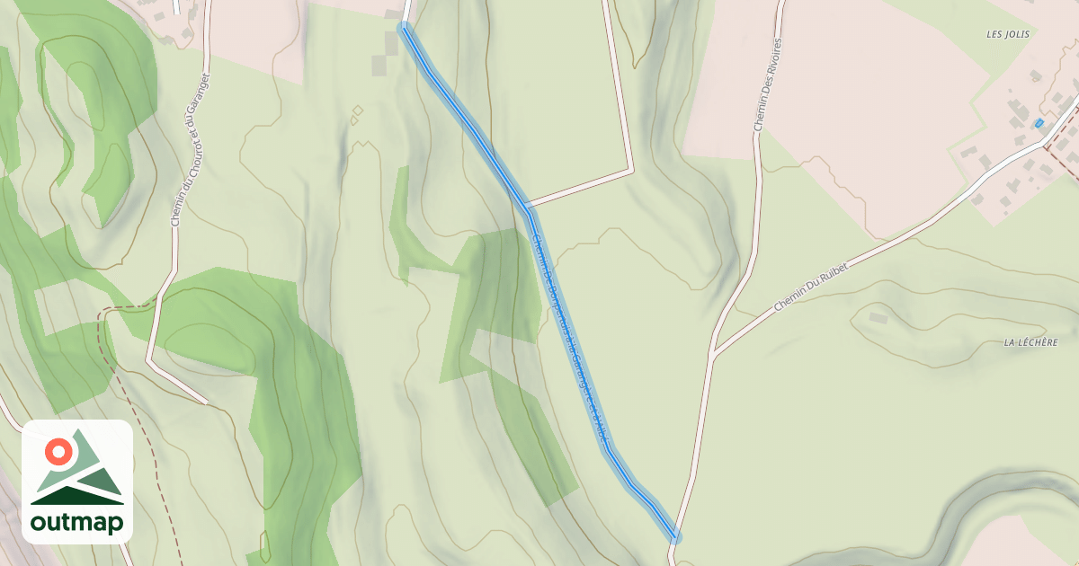 Map of Chemin De Bonpertuis à la Garangère et à'Albé