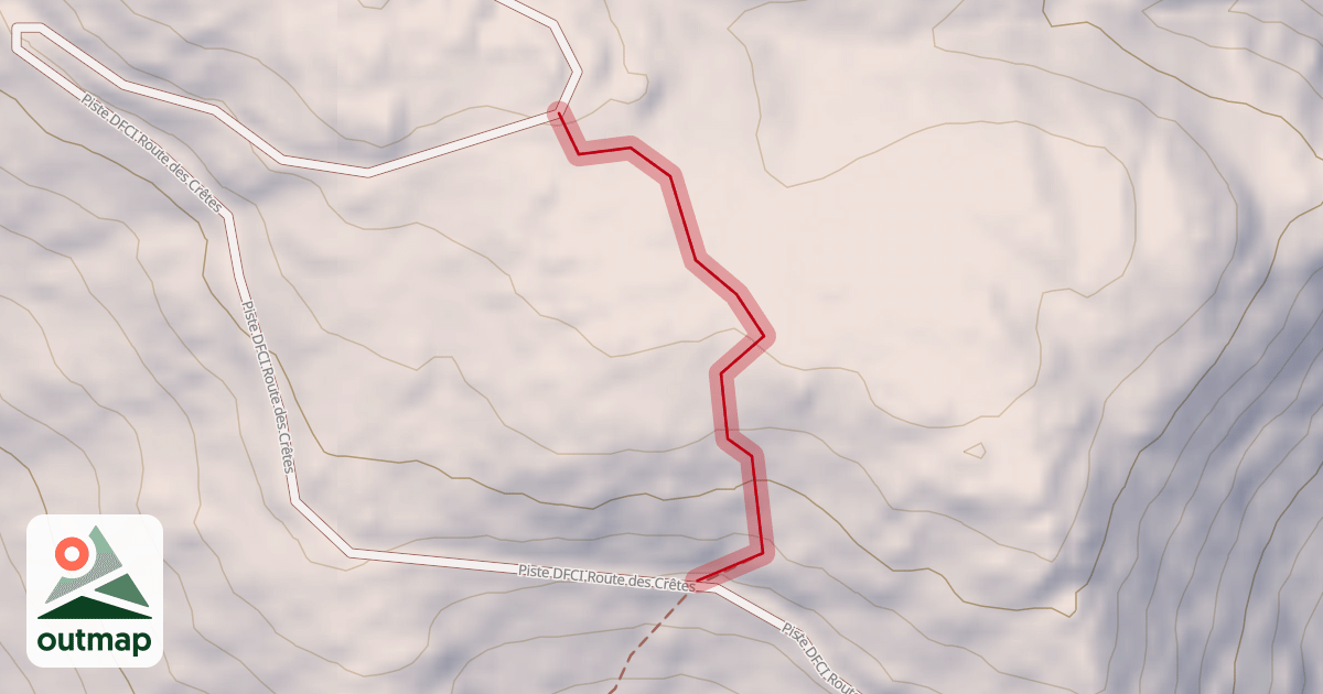 Map of DH super lavandou 1