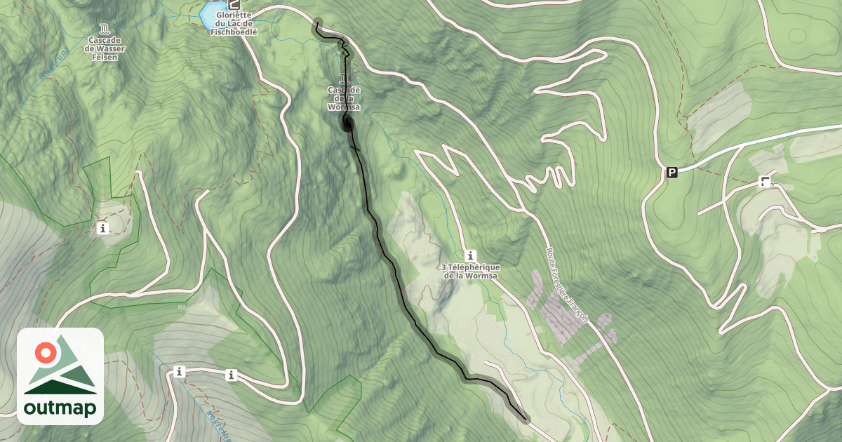 Map of Sentier de la Wormsa