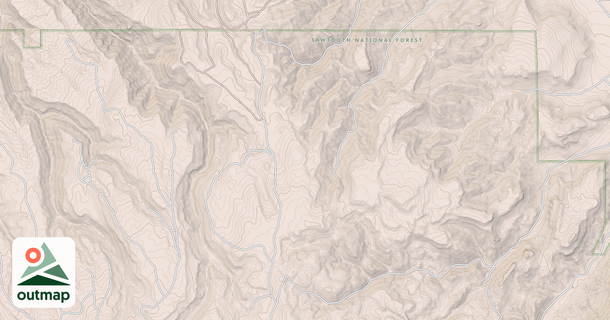 Map of BUCKHORN