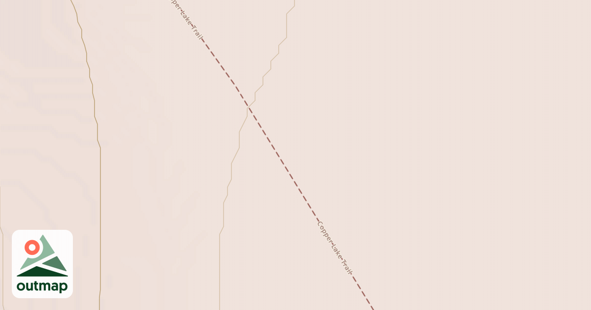 Map of Copper Lake Trail