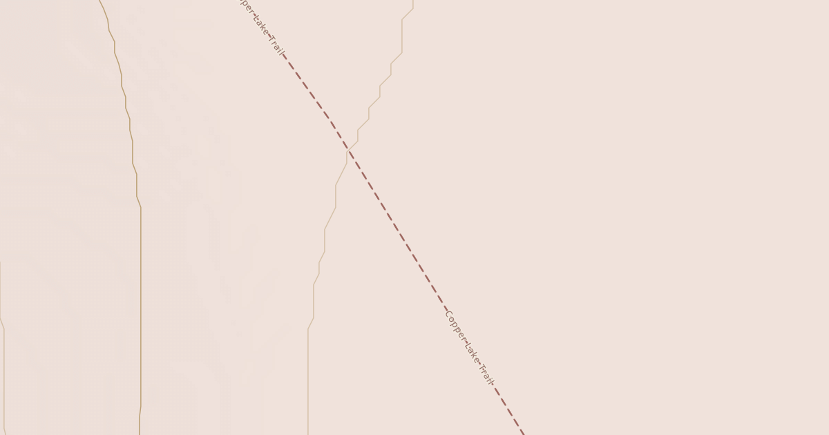 Map preview of Copper Lake Trail