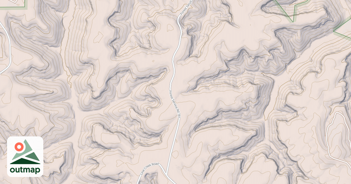 Map of FISHTRAP RIDGE