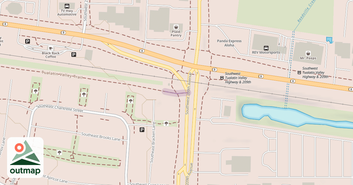 Map of Tualatin Valley Trail