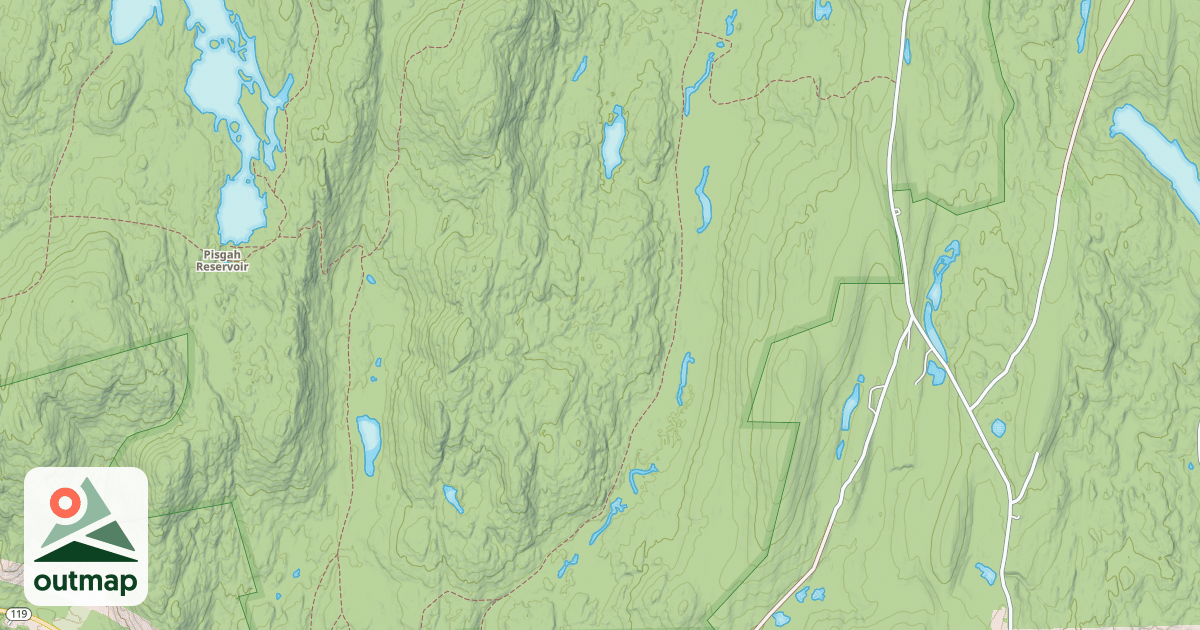 Map of Broad Brook Road