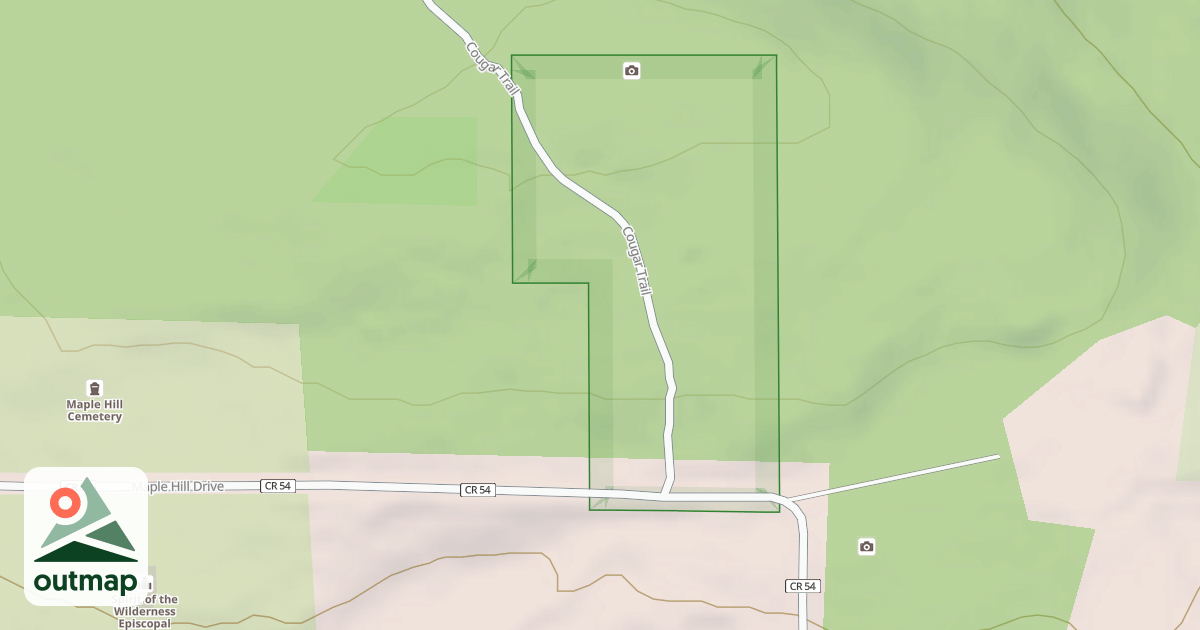 Map of COUGAR TRAIL