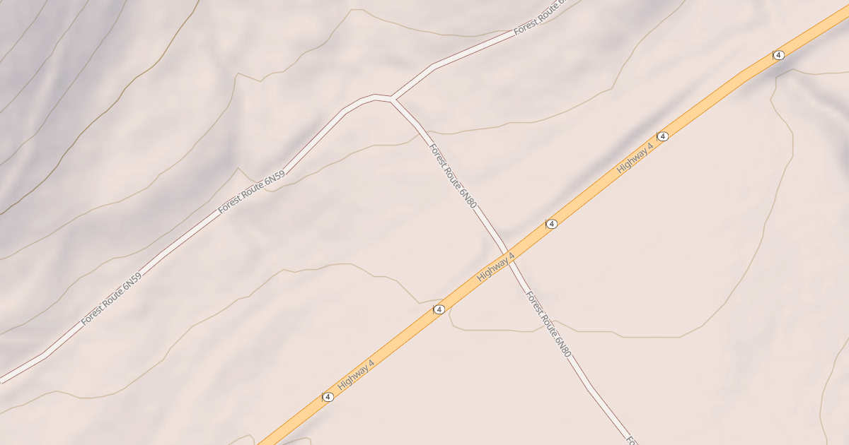 Map preview of USFS Motor Vehicle Use Map Trails 322349010602