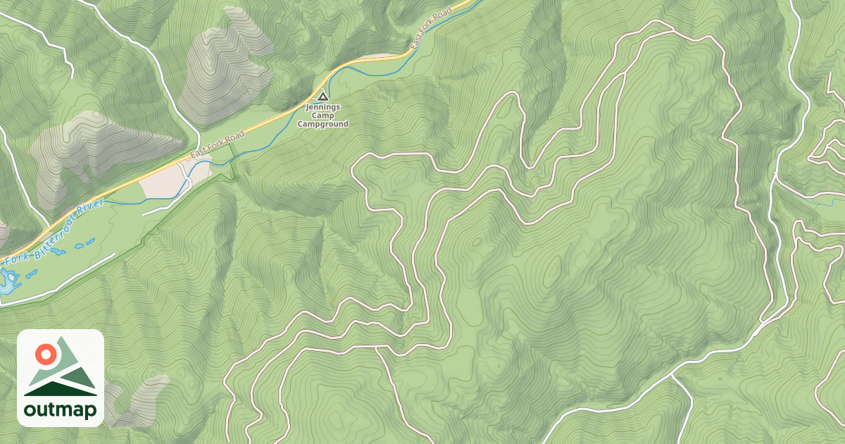 Map of (FDR) EAST FORK-DOWLING GULCH