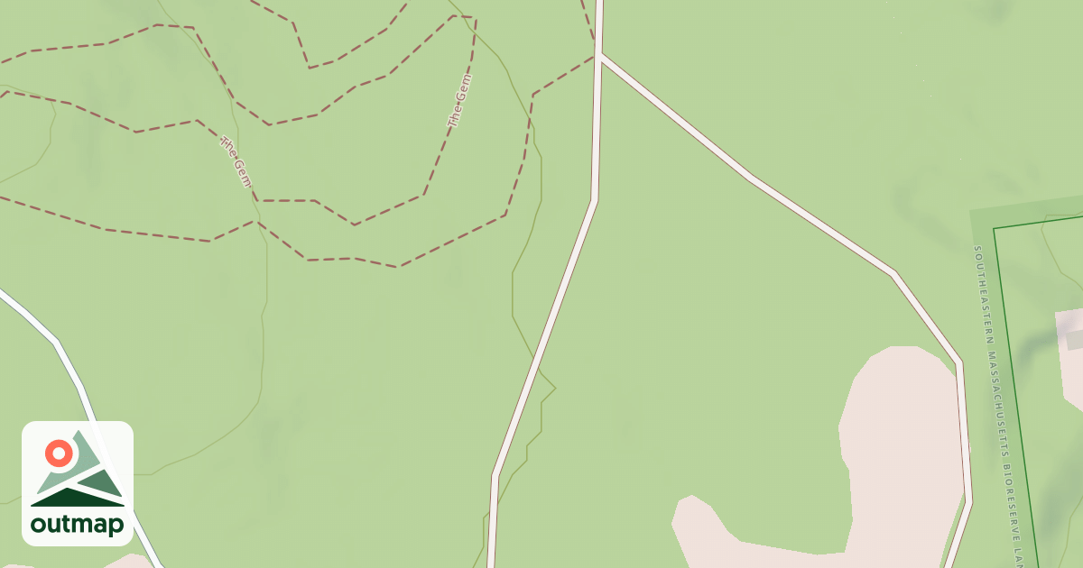 Map of Town Line Trail