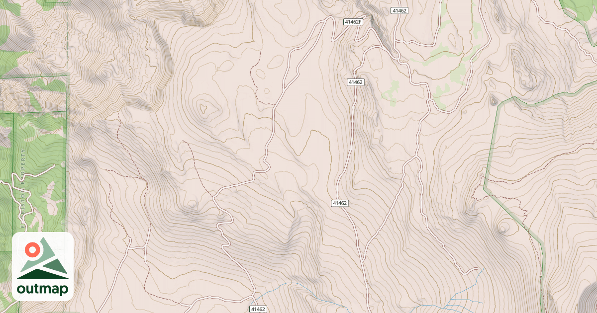 Map of SECTION CORNER SPUR F