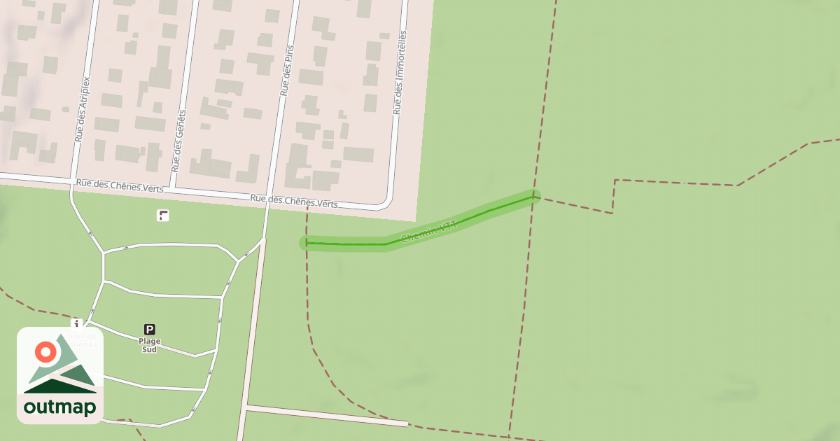 Map of Chemin VTT