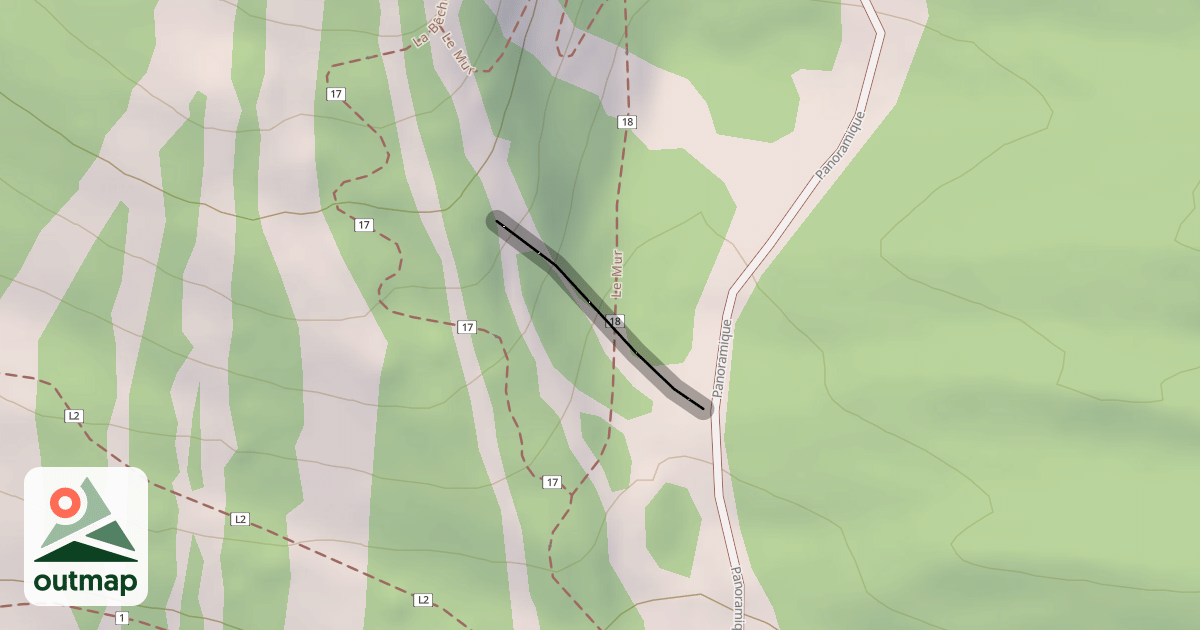 Map of Cachetière