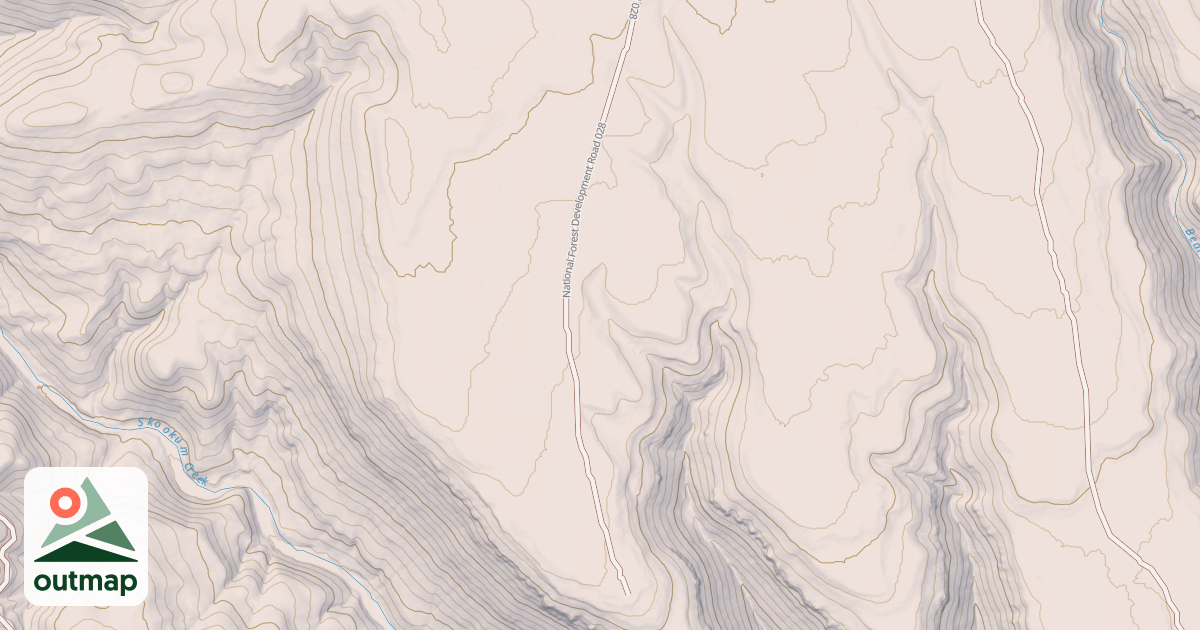 Map of USFS Motor Vehicle Use Map Roads {C777D69F-30D5-41D7-A3AE-2FF8908AFAD8}