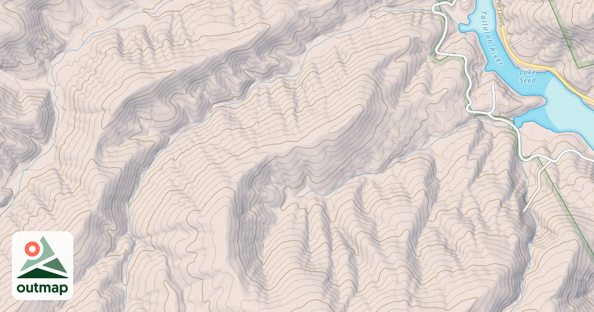 Map of SLICK SHOALS