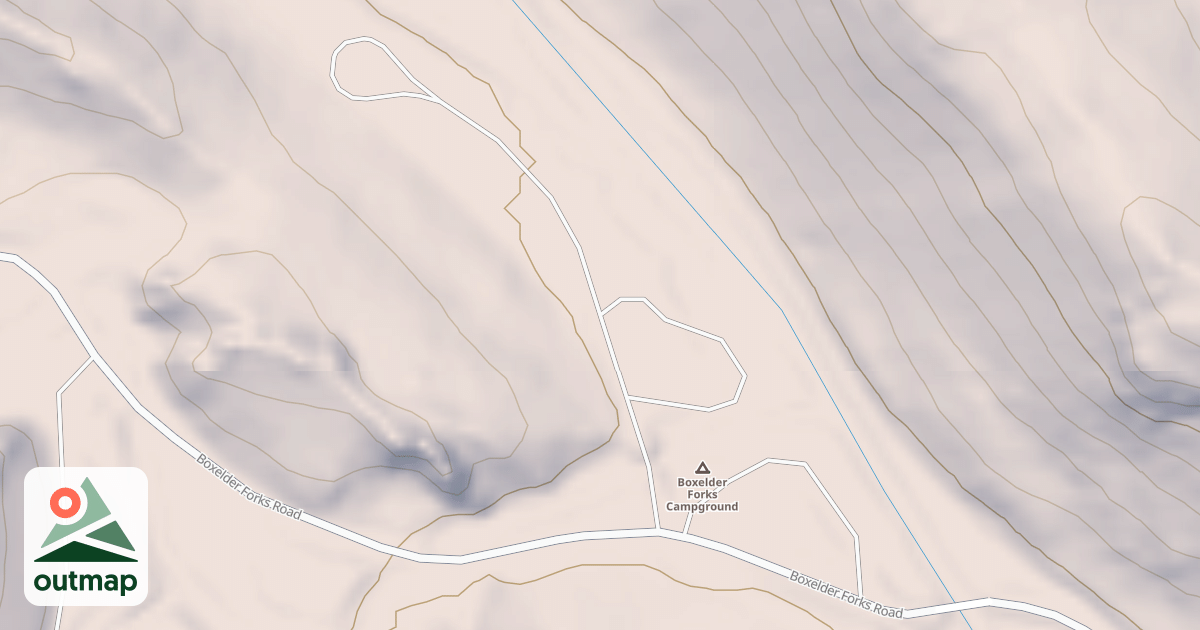 Map of BOXELDER FORKS CG