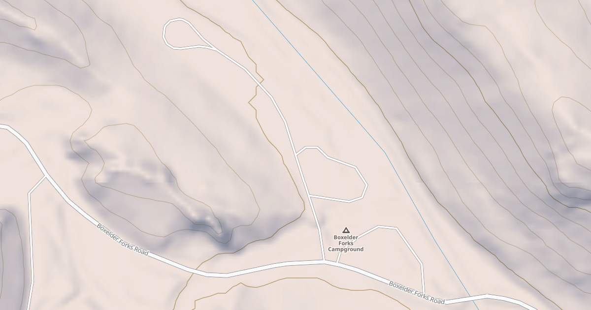 Map preview of BOXELDER FORKS CG