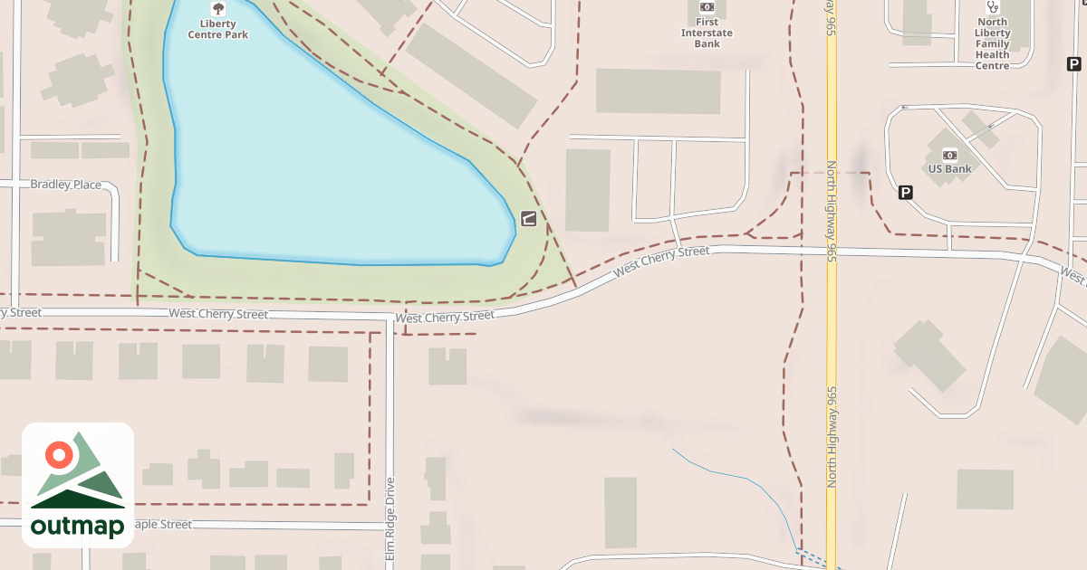 Map of North Ridge Trail