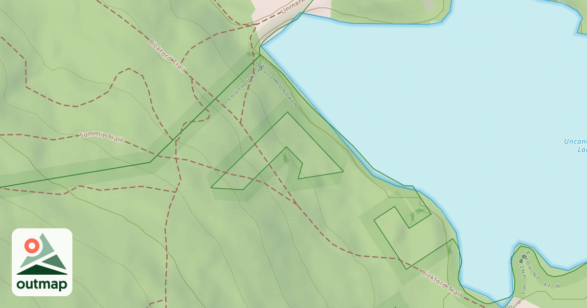 Map of Bickford Trail