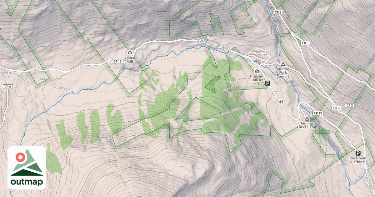 Map of County Road 9