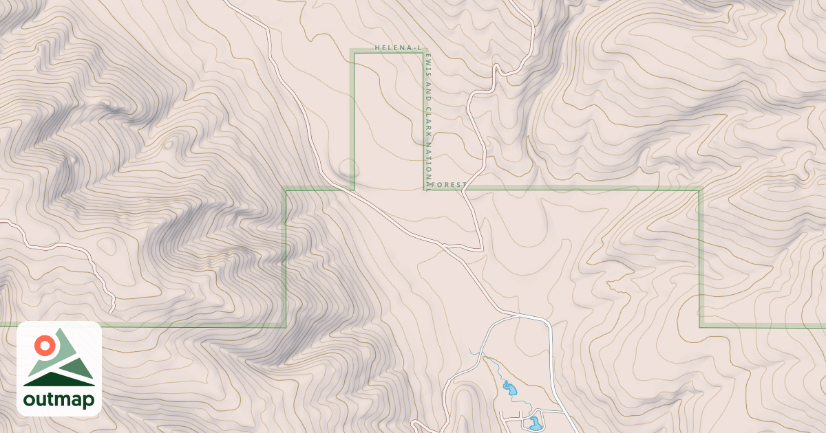 Map of ROBERTS CR - ROUGH LOCK