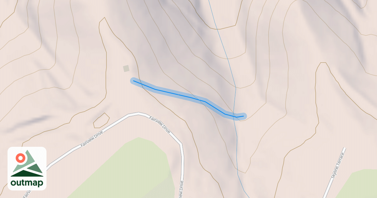 Map of Nellie's Pass