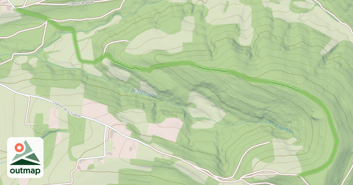 Map of Chemin du Trémoulet