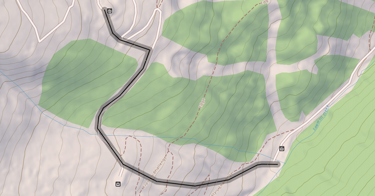 Map preview of Frosty's Freeway