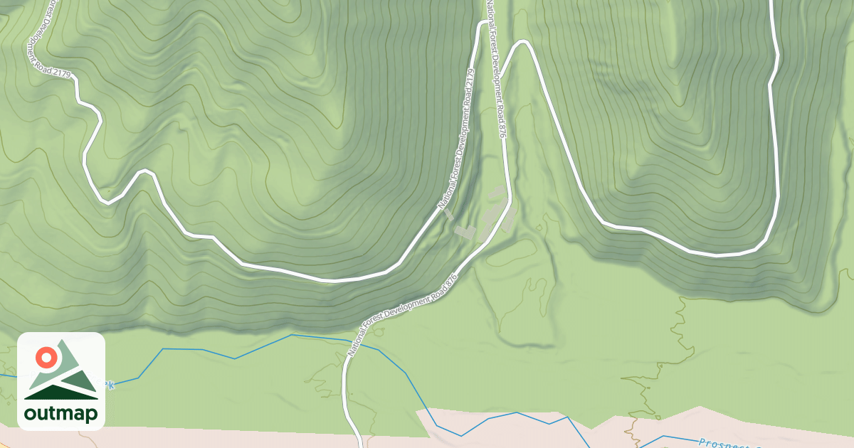 Map of COX GULCH