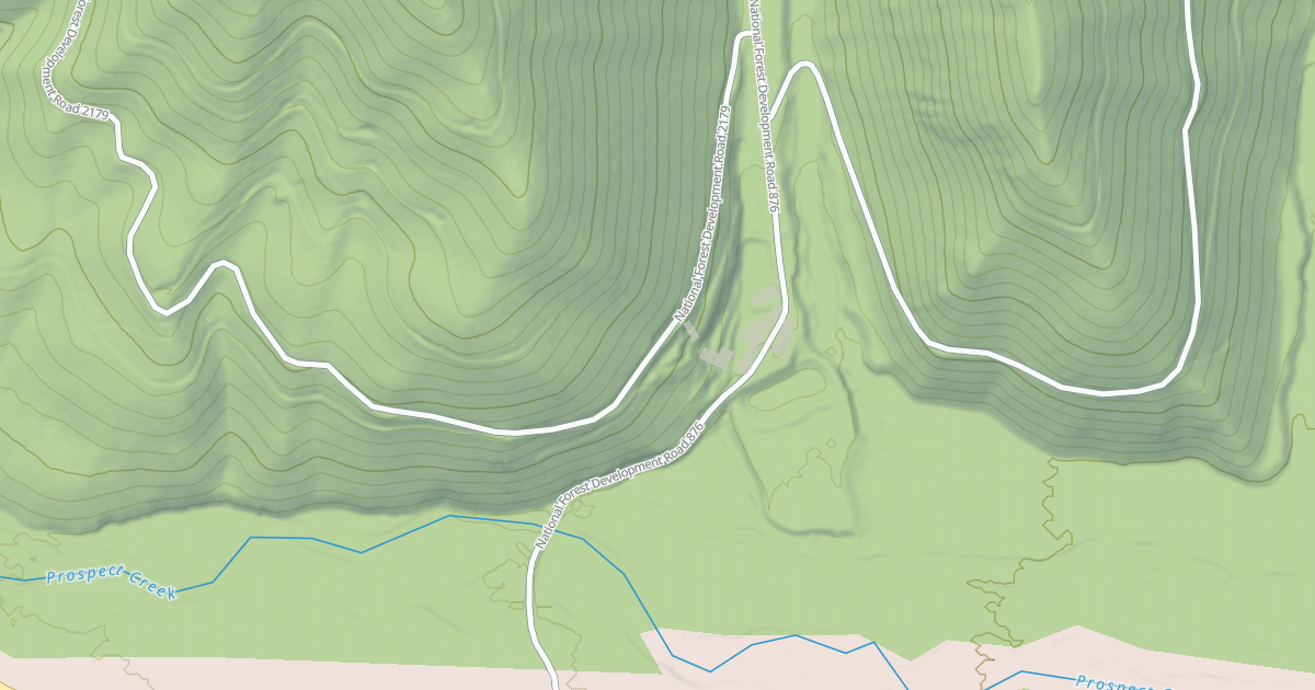 Map preview of COX GULCH