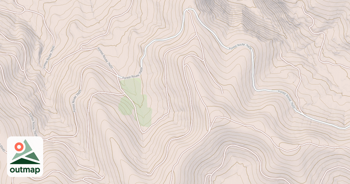 Map of USFS Motor Vehicle Use Map Roads {EC375C56-B15A-45A6-91E6-E2E150BD25D5}