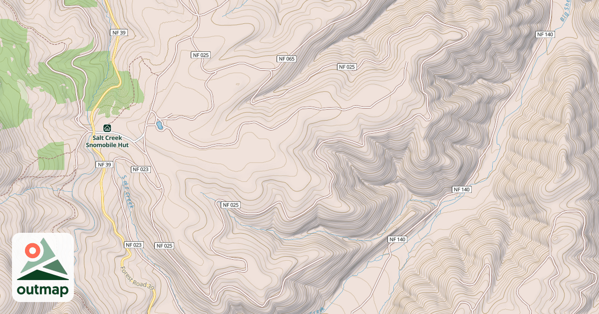 Map of Haas Owl Loop Snowmobile