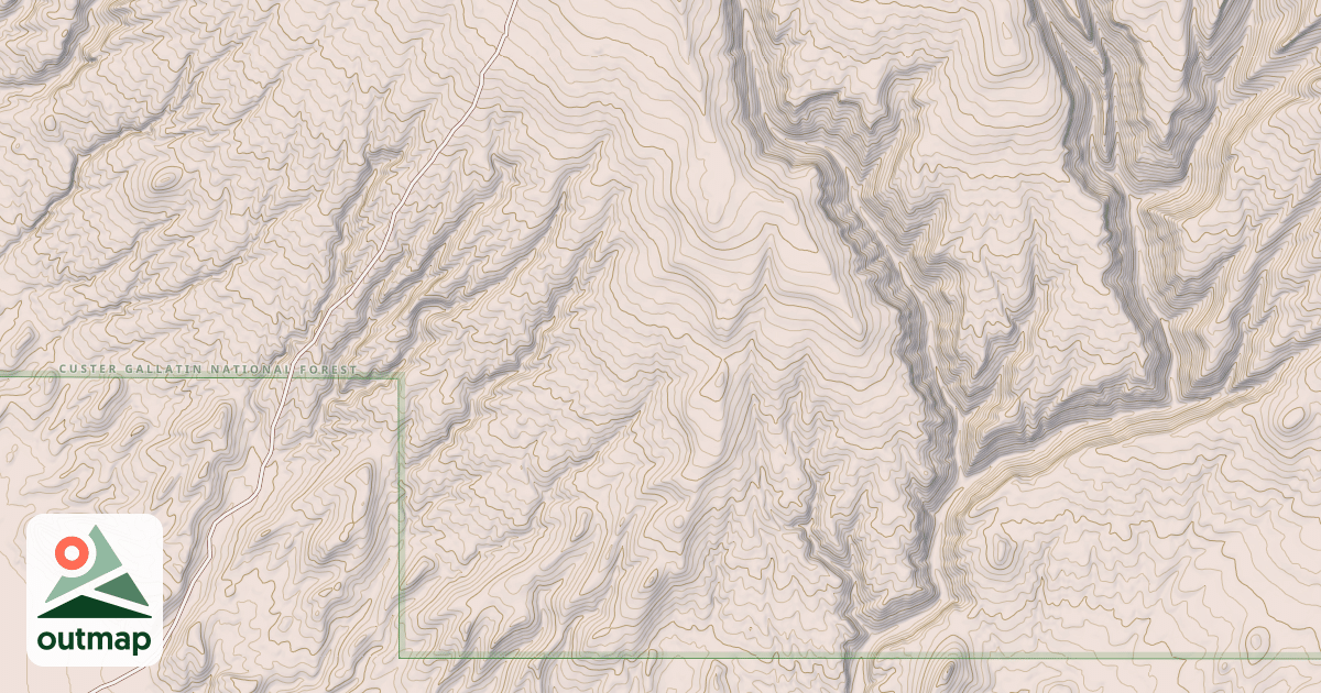 Map of BEAR CANYON