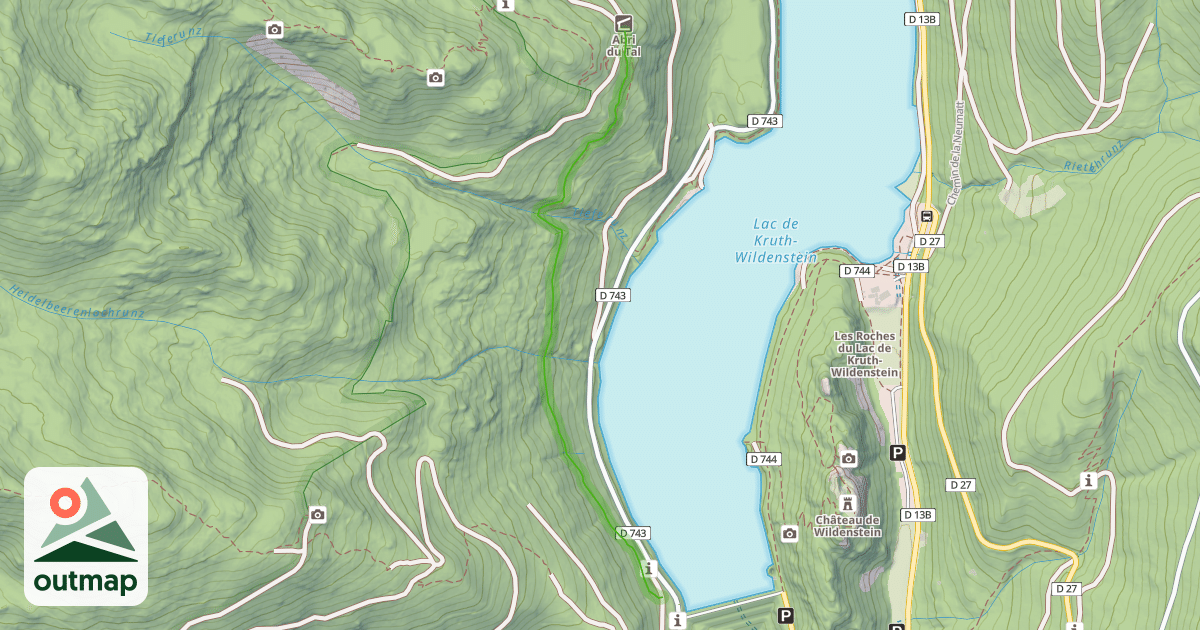 Map of Sentier Robert