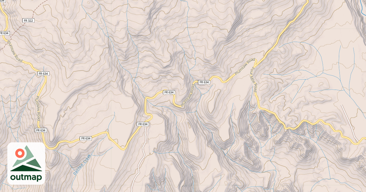Map of Plumtaw Winter
