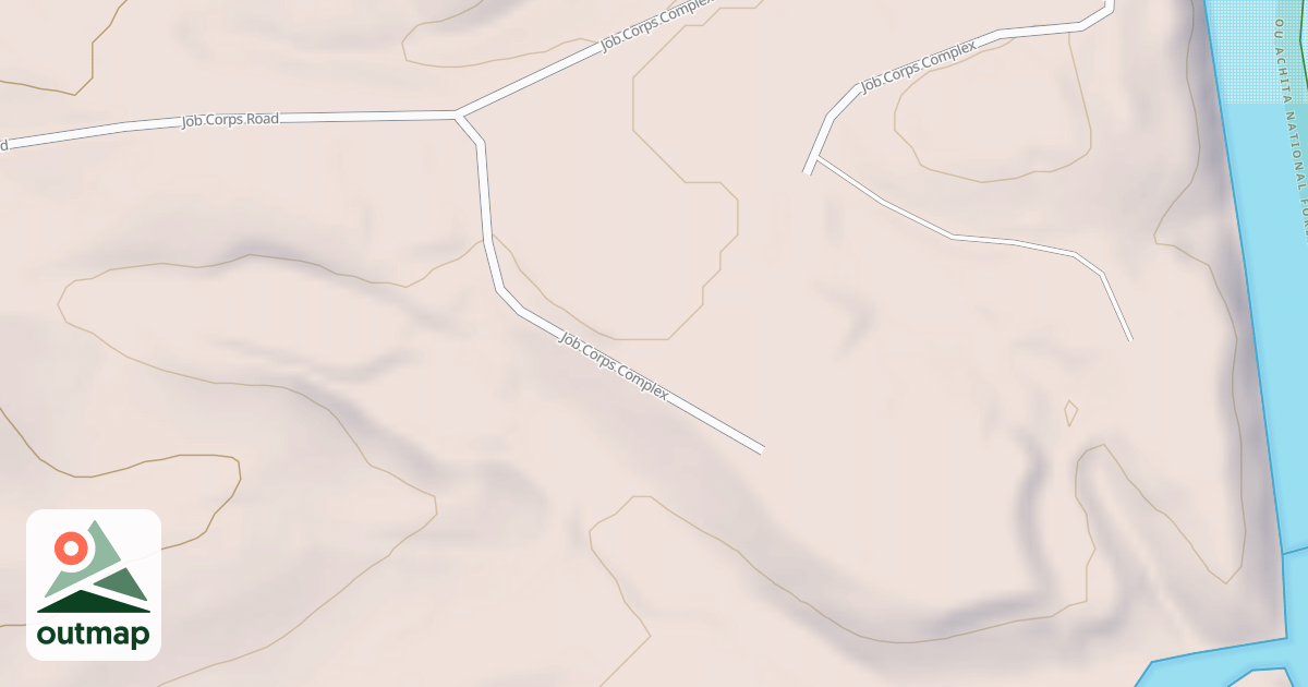 Map of OUACHITA CCC SHOP