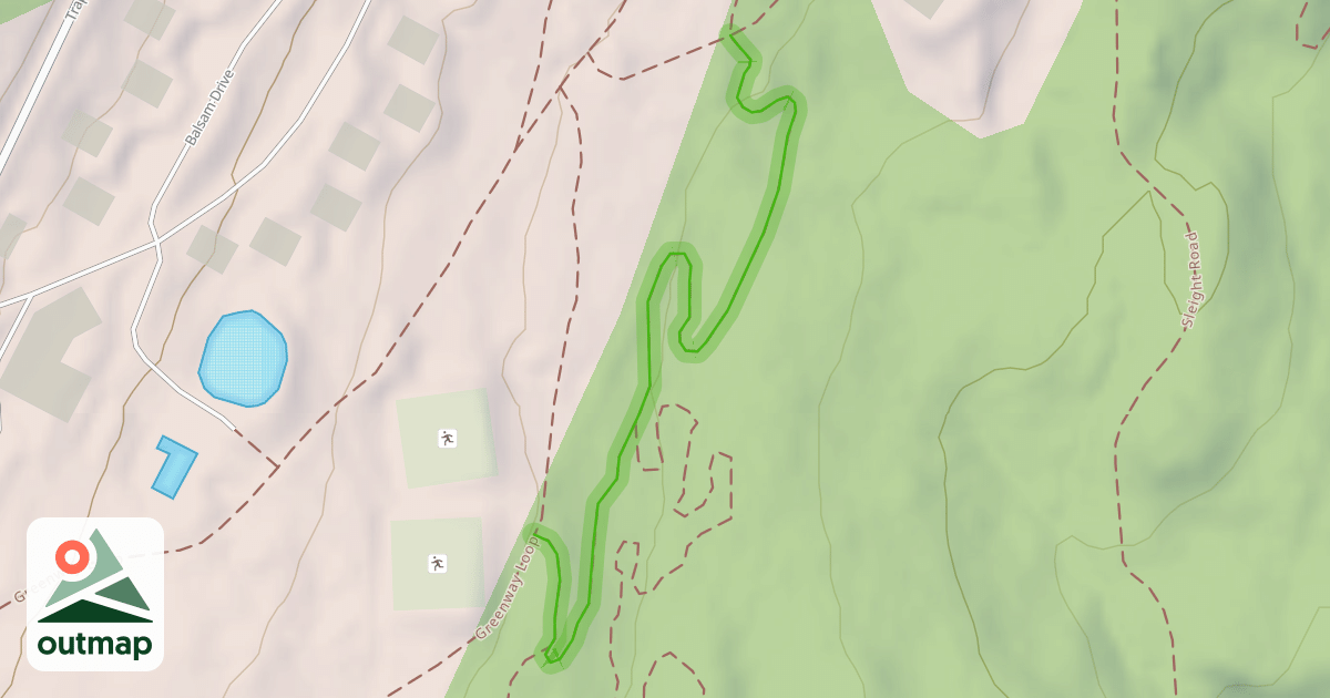 Map of Green Way Connector