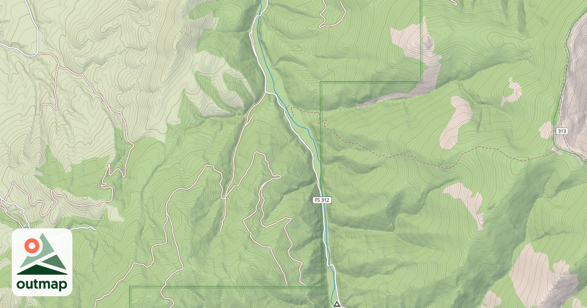 Map of (FDR) BURNT FORK